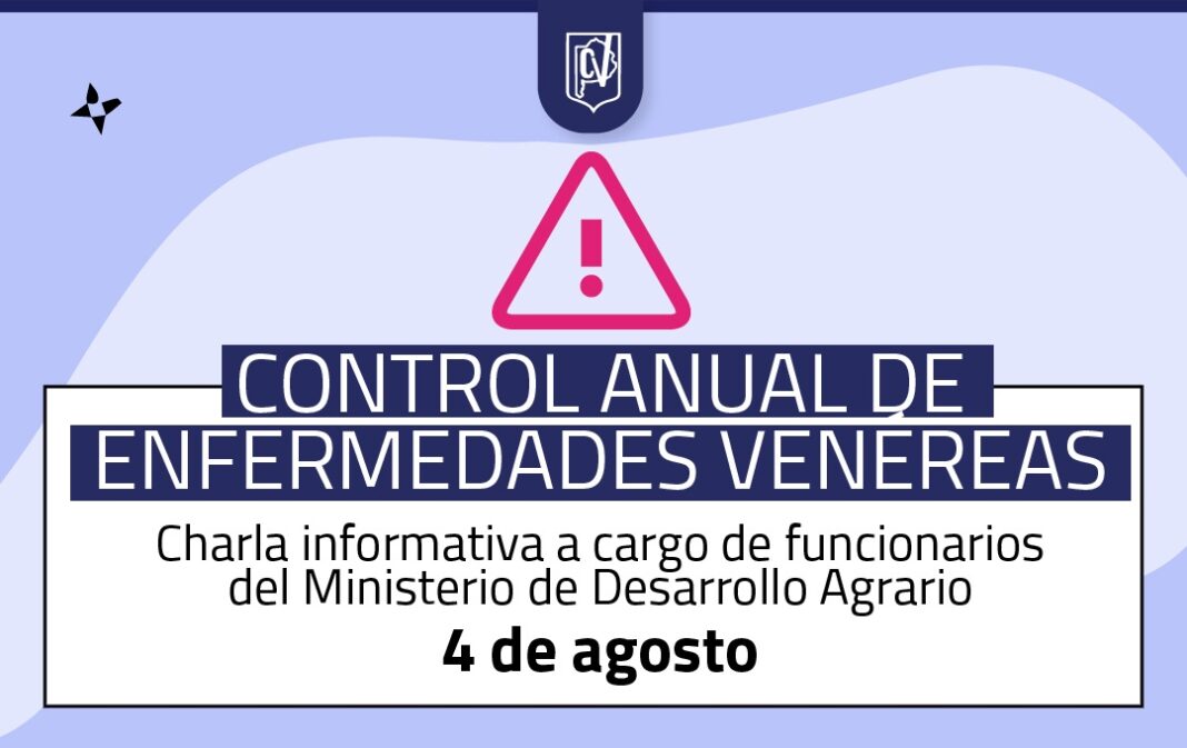 Charla “Control anual de enfermedades venéreas” disponible en Youtube.
