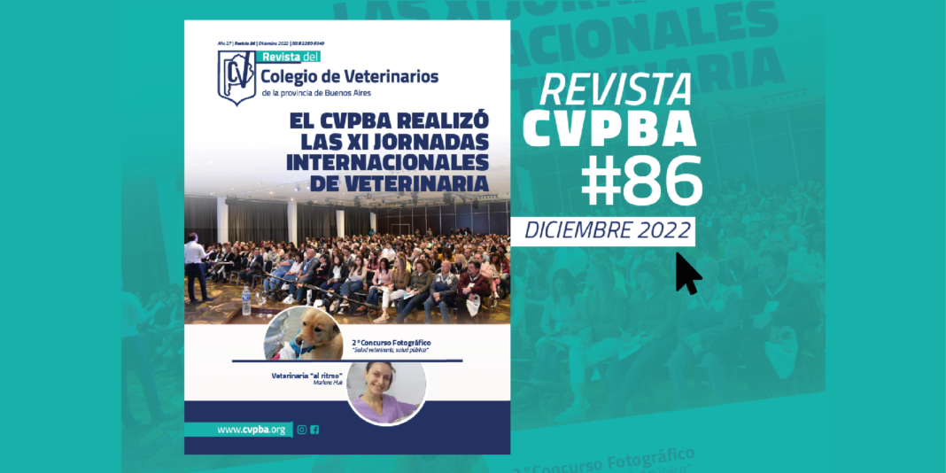 Tapa revista Revista 86 CVPBA