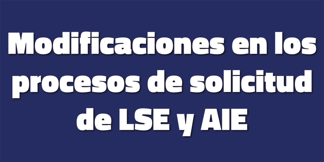 Modificacion LSE y AIE