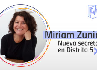 Nueva secretaria Distrito 5