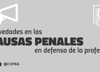 Novedades en las causas penales en defensa de la profesión