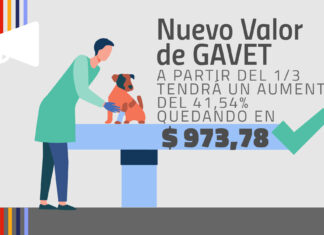 Nuevo valor del GAVET a partir del 1 de marzo