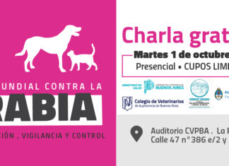 Charla Gratuita sobre prevención,vigilancia y control de la Rabia en La Plata