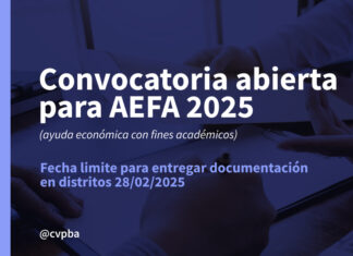 Abierta la inscripción para las Becas AEFA 2025