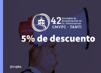 42° Jornadas de Actualización en Ciencias Veterinarias: beneficio exclusivo para matriculados del CVPBA