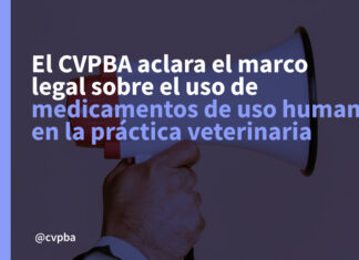 El CVPBA aclara el marco legal sobre el uso de medicamentos de uso humano en la práctica veterinaria