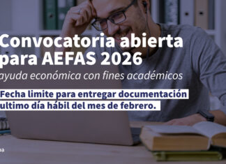 Abierta la inscripción para las Becas AEFAs